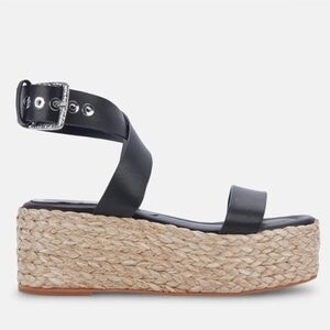 Dolce Vita Black Espadrille Sandals